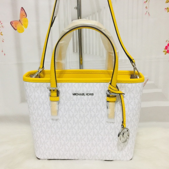 Michael Kors Jet set Small top zip Satchel - Picture 3 of 11